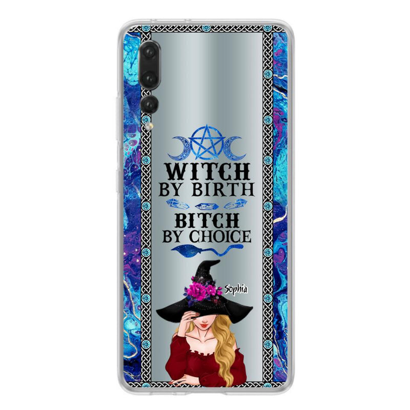 Custom Personalized Witch Phone Case for Xiaomi/ Oppo/ Huawei - Gift Idea For Halloween - Witch By Birth, Bitch By Choice