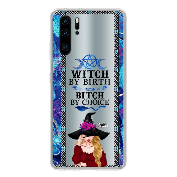 Custom Personalized Witch Phone Case for Xiaomi/ Oppo/ Huawei - Gift Idea For Halloween - Witch By Birth, Bitch By Choice