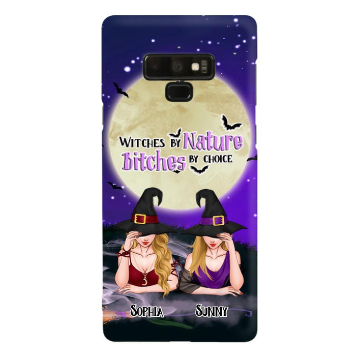 Custom Personalized Witches Phone Case for iPhone and Samsung - Gift Idea For Halloween/ Bestie - Witches By Nature Bitches By Choice