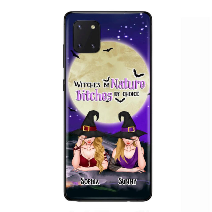 Custom Personalized Witches Phone Case for iPhone and Samsung - Gift Idea For Halloween/ Bestie - Witches By Nature Bitches By Choice