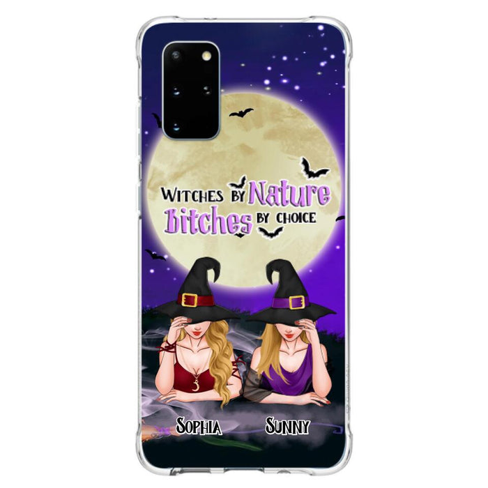 Custom Personalized Witches Phone Case for iPhone and Samsung - Gift Idea For Halloween/ Bestie - Witches By Nature Bitches By Choice