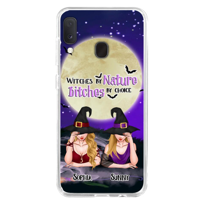 Custom Personalized Witches Phone Case for iPhone and Samsung - Gift Idea For Halloween/ Bestie - Witches By Nature Bitches By Choice