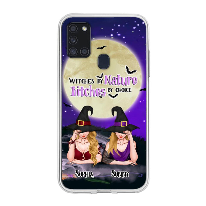 Custom Personalized Witches Phone Case for iPhone and Samsung - Gift Idea For Halloween/ Bestie - Witches By Nature Bitches By Choice