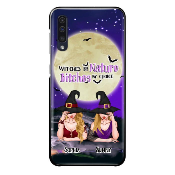 Custom Personalized Witches Phone Case for iPhone and Samsung - Gift Idea For Halloween/ Bestie - Witches By Nature Bitches By Choice