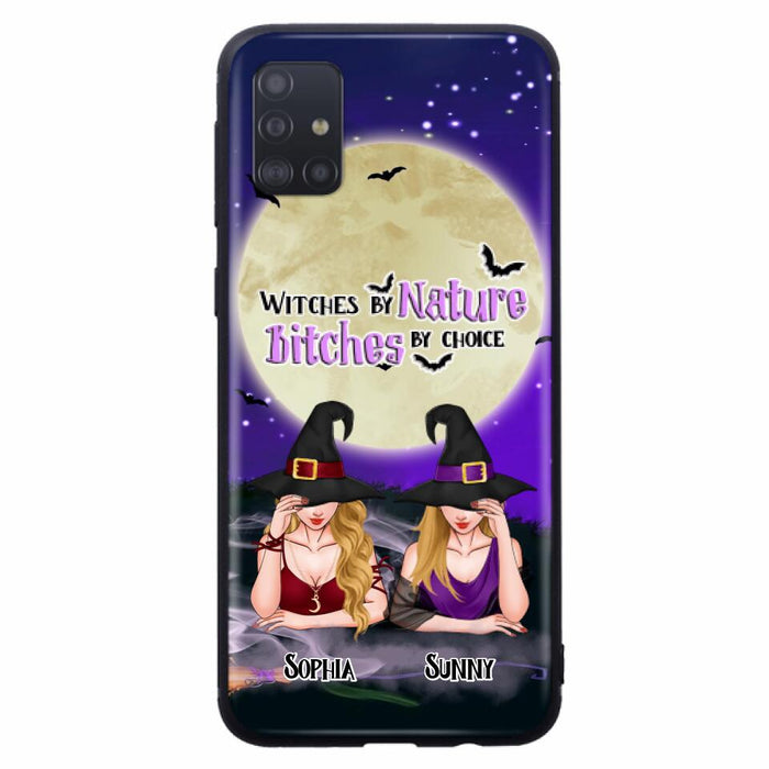 Custom Personalized Witches Phone Case for iPhone and Samsung - Gift Idea For Halloween/ Bestie - Witches By Nature Bitches By Choice