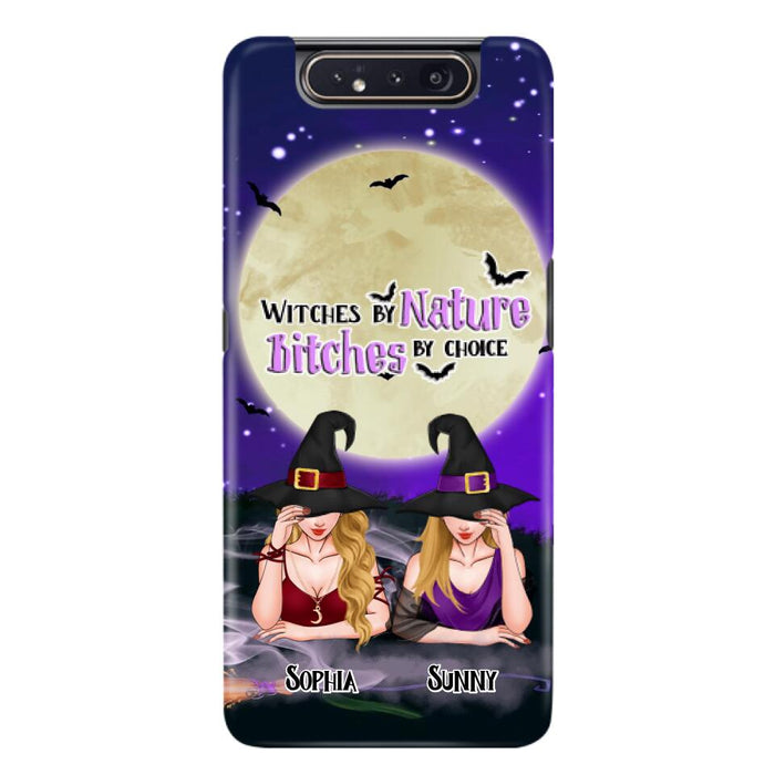 Custom Personalized Witches Phone Case for iPhone and Samsung - Gift Idea For Halloween/ Bestie - Witches By Nature Bitches By Choice