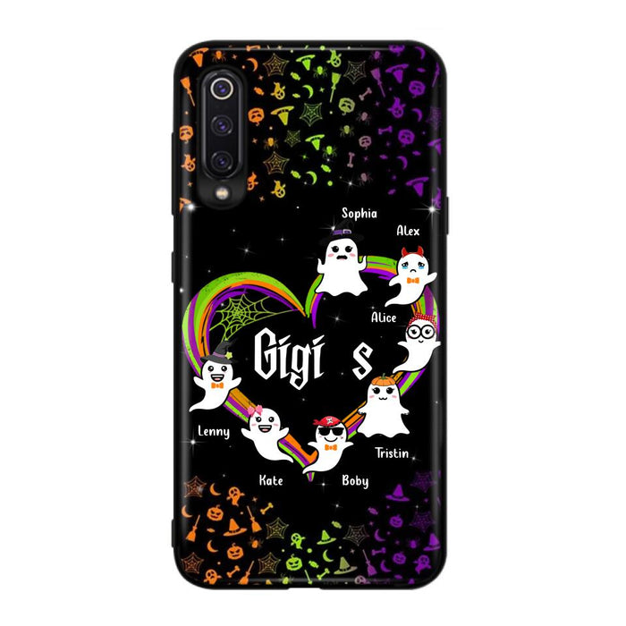 Custom Personalized Grandma & Grandkids Ghost Phone Case - Up to 7 Grandkids - Halloween Gift For Grandma - Case For Xiaomi, Oppo And Huawei