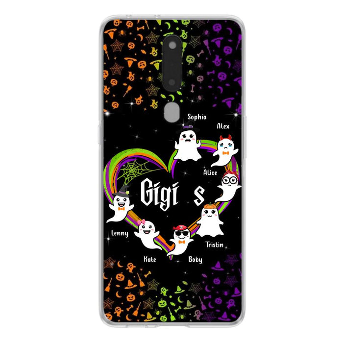 Custom Personalized Grandma & Grandkids Ghost Phone Case - Up to 7 Grandkids - Halloween Gift For Grandma - Case For Xiaomi, Oppo And Huawei