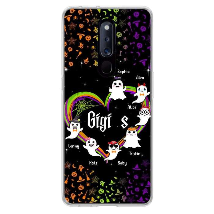 Custom Personalized Grandma & Grandkids Ghost Phone Case - Up to 7 Grandkids - Halloween Gift For Grandma - Case For Xiaomi, Oppo And Huawei