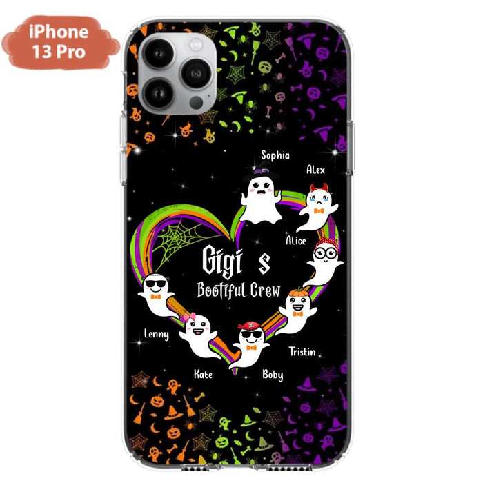 Custom Personalized Gigi's Bootiful Crew Phone Case - Halloween Gift for Grandma - Up to 7 Grandkids - Case For iPhone And Samsung