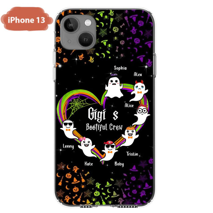 Custom Personalized Gigi's Bootiful Crew Phone Case - Halloween Gift for Grandma - Up to 7 Grandkids - Case For iPhone And Samsung