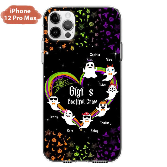 Custom Personalized Gigi's Bootiful Crew Phone Case - Halloween Gift for Grandma - Up to 7 Grandkids - Case For iPhone And Samsung