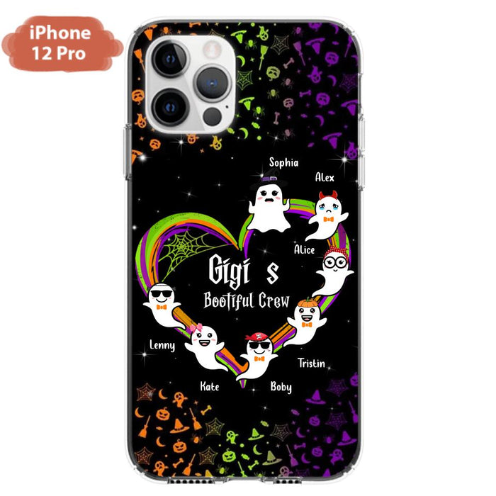 Custom Personalized Gigi's Bootiful Crew Phone Case - Halloween Gift for Grandma - Up to 7 Grandkids - Case For iPhone And Samsung