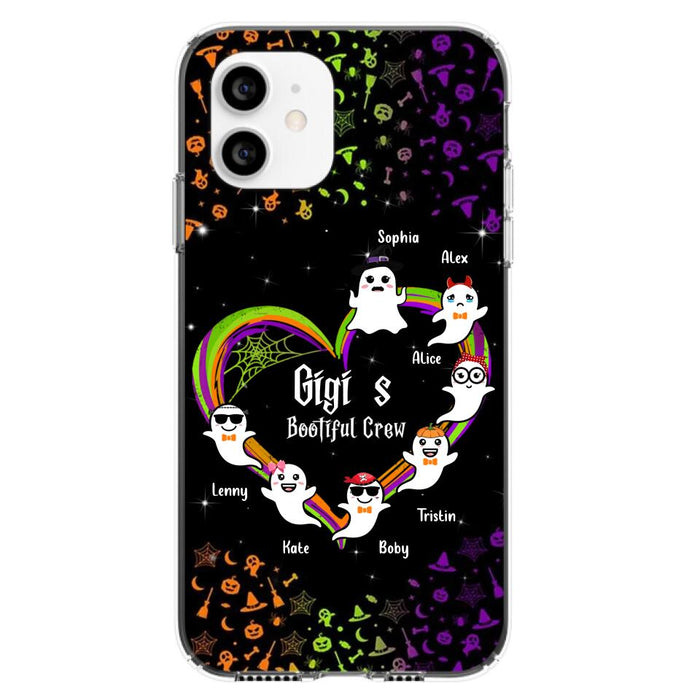 Custom Personalized Gigi's Bootiful Crew Phone Case - Halloween Gift for Grandma - Up to 7 Grandkids - Case For iPhone And Samsung