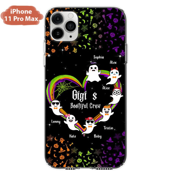 Custom Personalized Gigi's Bootiful Crew Phone Case - Halloween Gift for Grandma - Up to 7 Grandkids - Case For iPhone And Samsung