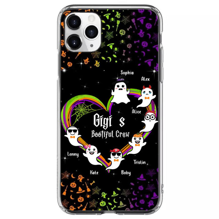 Custom Personalized Gigi's Bootiful Crew Phone Case - Halloween Gift for Grandma - Up to 7 Grandkids - Case For iPhone And Samsung