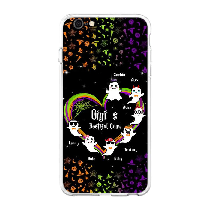 Custom Personalized Gigi's Bootiful Crew Phone Case - Halloween Gift for Grandma - Up to 7 Grandkids - Case For iPhone And Samsung