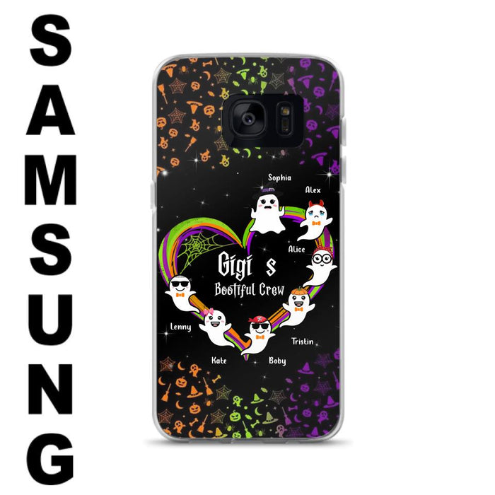 Custom Personalized Gigi's Bootiful Crew Phone Case - Halloween Gift for Grandma - Up to 7 Grandkids - Case For iPhone And Samsung