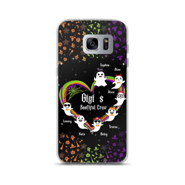 Custom Personalized Gigi's Bootiful Crew Phone Case - Halloween Gift for Grandma - Up to 7 Grandkids - Case For iPhone And Samsung