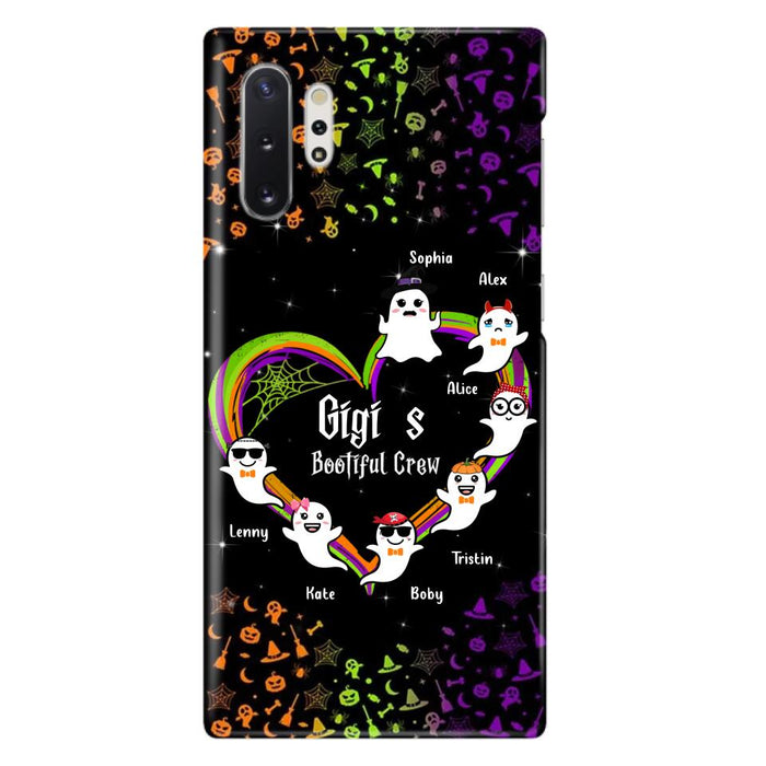 Custom Personalized Gigi's Bootiful Crew Phone Case - Halloween Gift for Grandma - Up to 7 Grandkids - Case For iPhone And Samsung