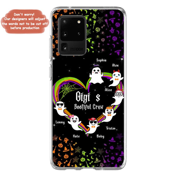 Custom Personalized Gigi's Bootiful Crew Phone Case - Halloween Gift for Grandma - Up to 7 Grandkids - Case For iPhone And Samsung