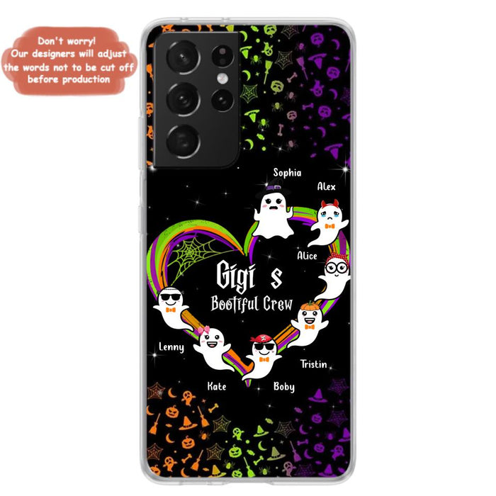 Custom Personalized Gigi's Bootiful Crew Phone Case - Halloween Gift for Grandma - Up to 7 Grandkids - Case For iPhone And Samsung