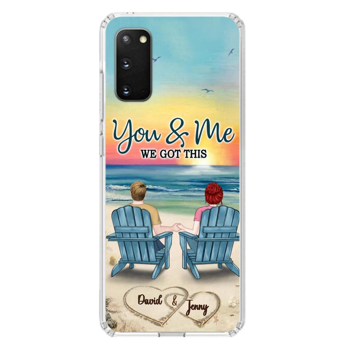 Custom Personalized Couple Phone Case - Gift Idea For Couple - You & Me We Got This - Case for iPhone/Samsung