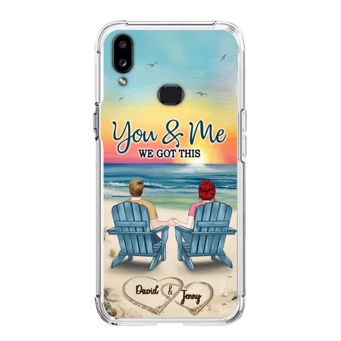 Custom Personalized Couple Phone Case - Gift Idea For Couple - You & Me We Got This - Case for iPhone/Samsung