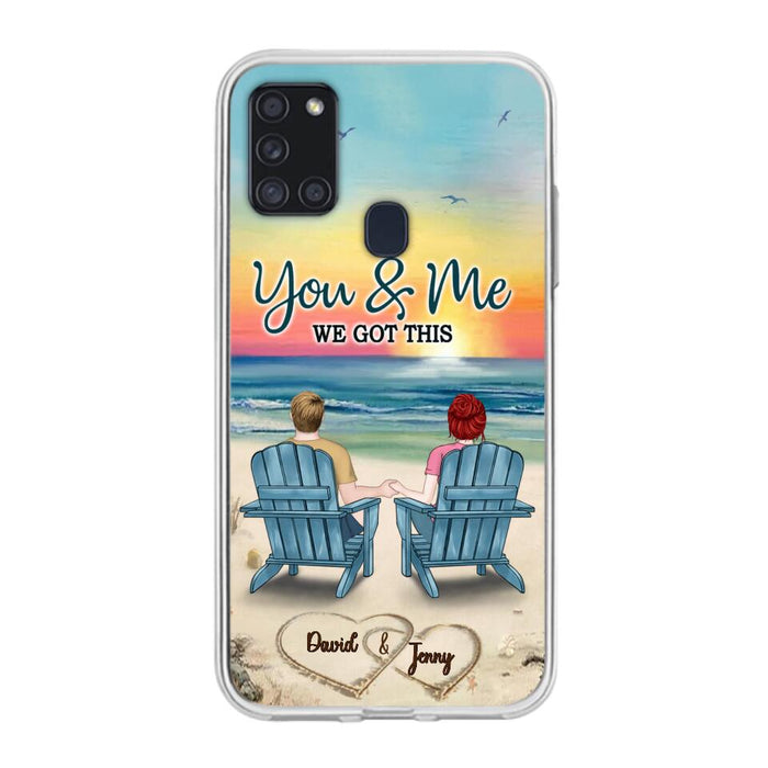 Custom Personalized Couple Phone Case - Gift Idea For Couple - You & Me We Got This - Case for iPhone/Samsung