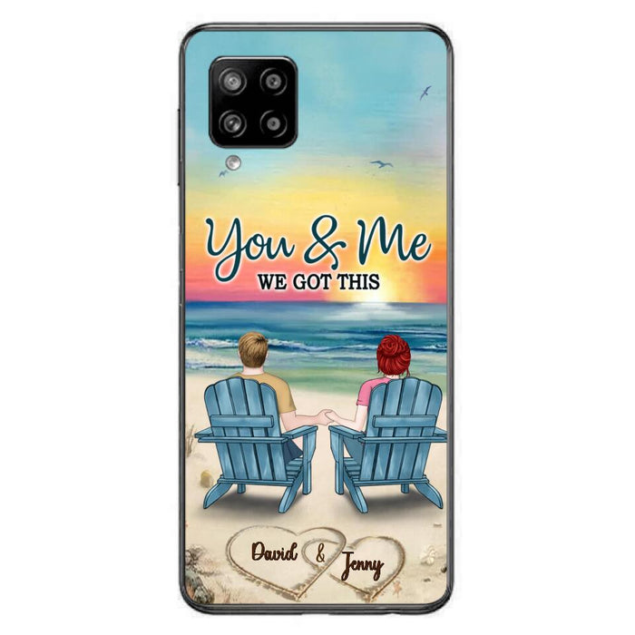 Custom Personalized Couple Phone Case - Gift Idea For Couple - You & Me We Got This - Case for iPhone/Samsung