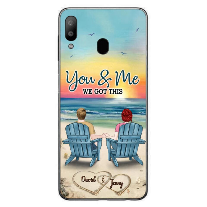 Custom Personalized Couple Phone Case - Gift Idea For Couple - You & Me We Got This - Case for iPhone/Samsung