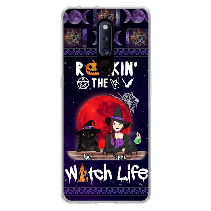 Custom Personalized Pet Witch Phone Case - Up to 3 Pets - Halloween Gift For Dog/ Cat Lover - Rockin' The Witch Life - Case For Xiaomi, Oppo And Huawei