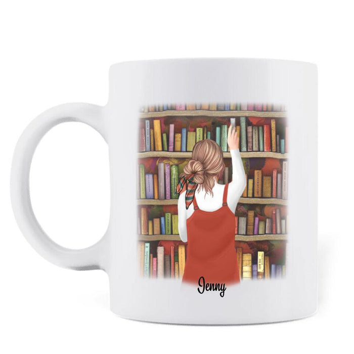 Personalized Reading Girl/ Reading Hobby - Coffee Mug - Best Gift for Reading Girls - A book is a dream that you hold in your hands - 7AZ0EJ