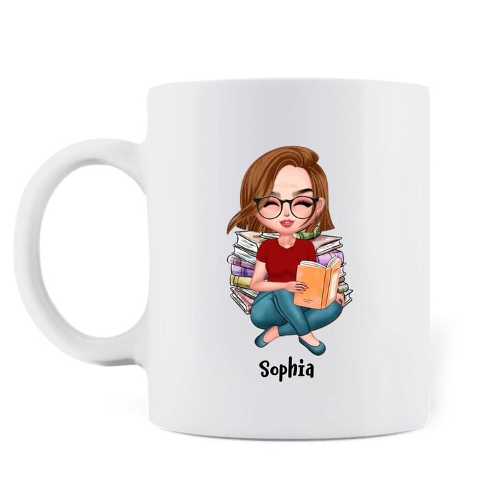 Personalized Custom Old Woman Books Coffee Mug - Gift Idea For Books Lover - Never Underestimate An Old Woman Who Reads Many Books