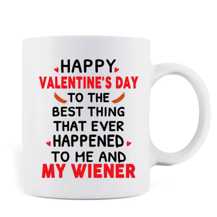 Personalized Couple Mug Coffee, Gifts for Couple Valentines Day - Happy Valentine's