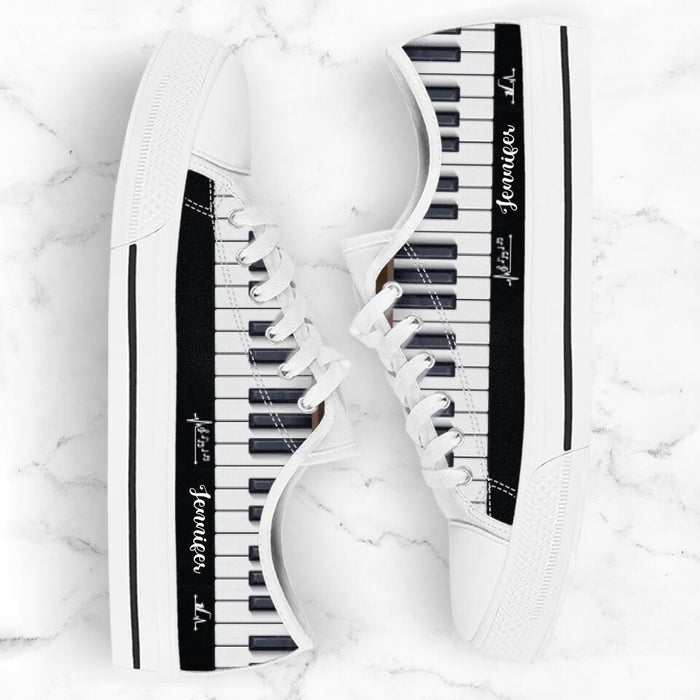 Custom Personalized Piano Sneakers - QDDRT6