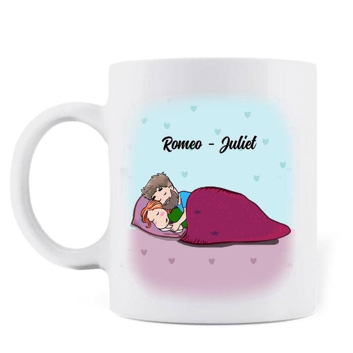 Custom Personalized Couple Always By Your Side Coffee Mug - Best Gift For Couple - I Promise To Always Be By Your Side