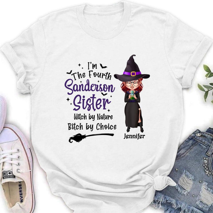 Custom Personalized Witch Shirt/ Hoodie - Gift Idea For Halloween - I'm The Fourth Sanderson Sister