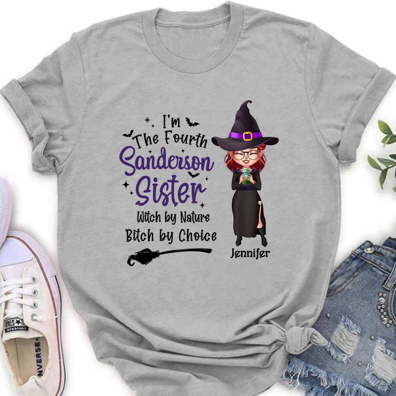 Custom Personalized Witch Shirt/ Hoodie - Gift Idea For Halloween - I'm The Fourth Sanderson Sister