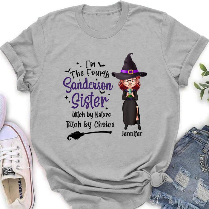 Custom Personalized Witch Shirt/ Hoodie - Gift Idea For Halloween - I'm The Fourth Sanderson Sister