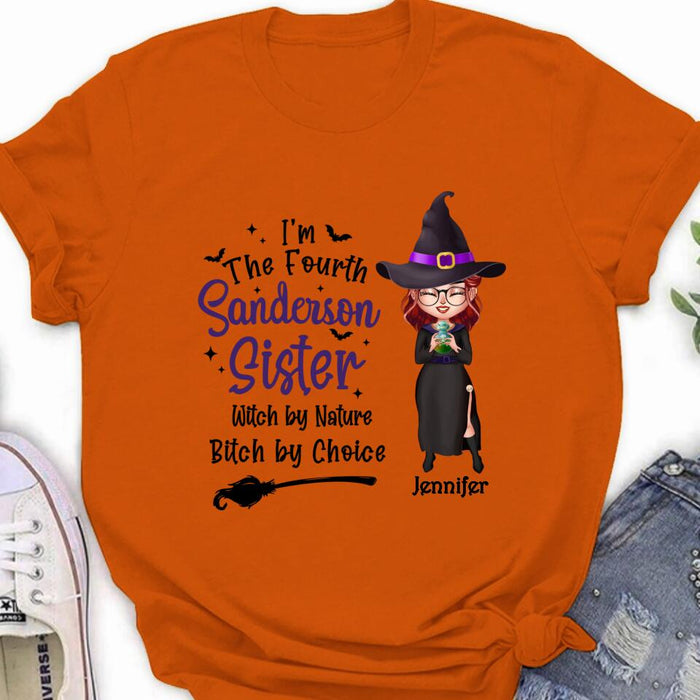 Custom Personalized Witch Shirt/ Hoodie - Gift Idea For Halloween - I'm The Fourth Sanderson Sister