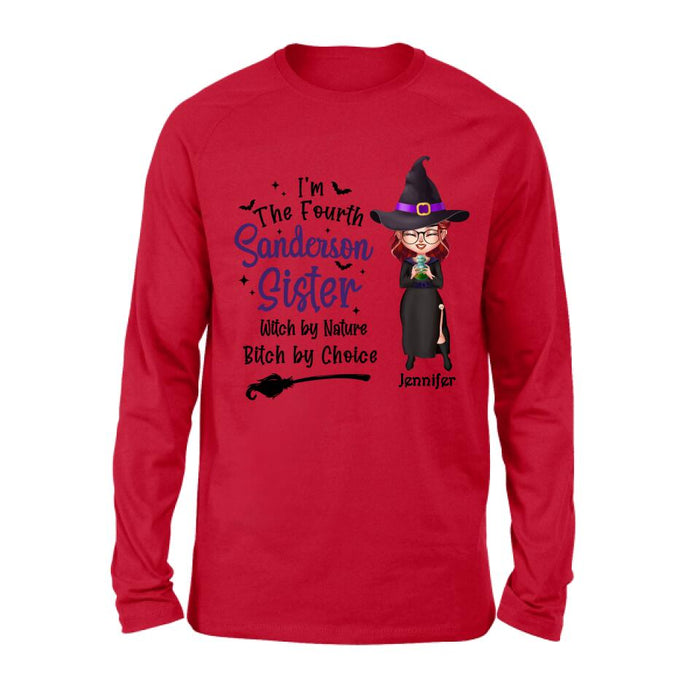 Custom Personalized Witch Shirt/ Hoodie - Gift Idea For Halloween - I'm The Fourth Sanderson Sister