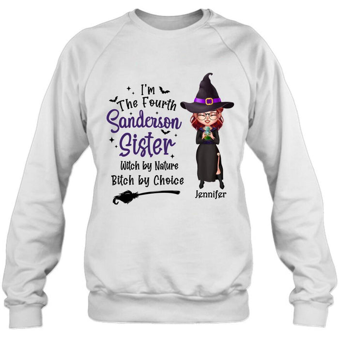 Custom Personalized Witch Shirt/ Hoodie - Gift Idea For Halloween - I'm The Fourth Sanderson Sister