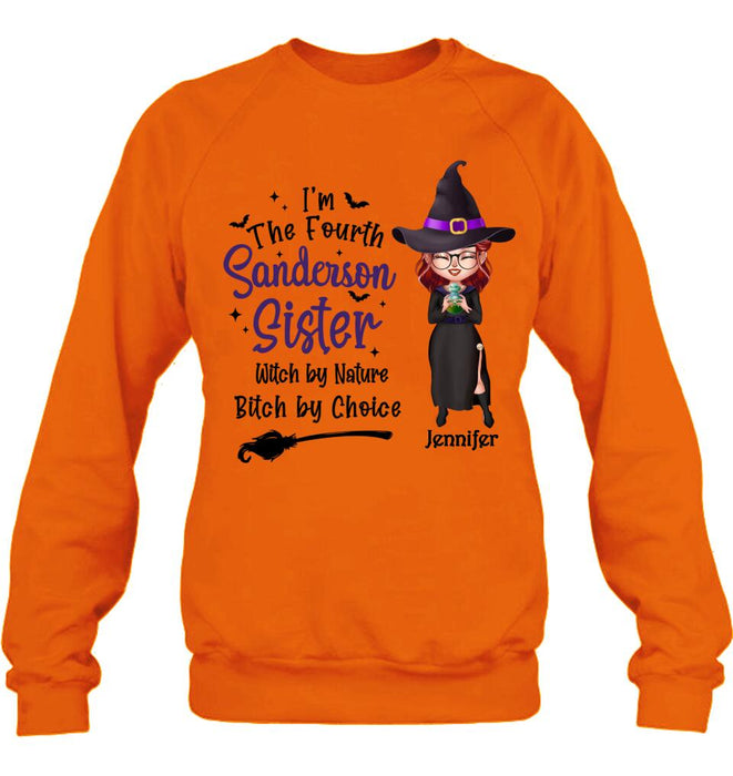 Custom Personalized Witch Shirt/ Hoodie - Gift Idea For Halloween - I'm The Fourth Sanderson Sister