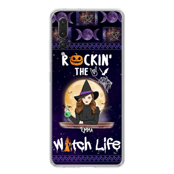 Custom Personalized Witch Phone Case - Halloween Gift Idea - Rockin' The Witch Life - Case For Xiaomi, Huawei & Oppo