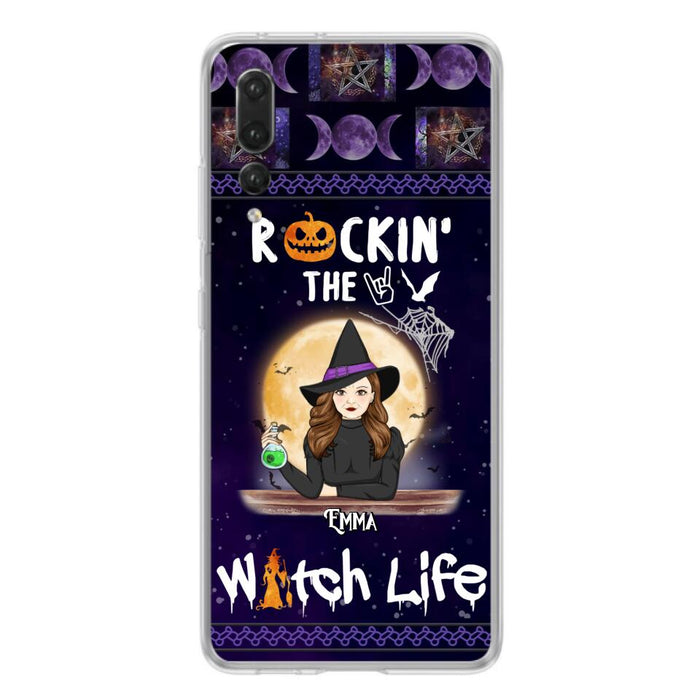 Custom Personalized Witch Phone Case - Halloween Gift Idea - Rockin' The Witch Life - Case For Xiaomi, Huawei & Oppo