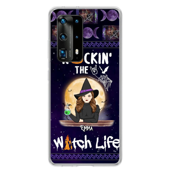 Custom Personalized Witch Phone Case - Halloween Gift Idea - Rockin' The Witch Life - Case For Xiaomi, Huawei & Oppo