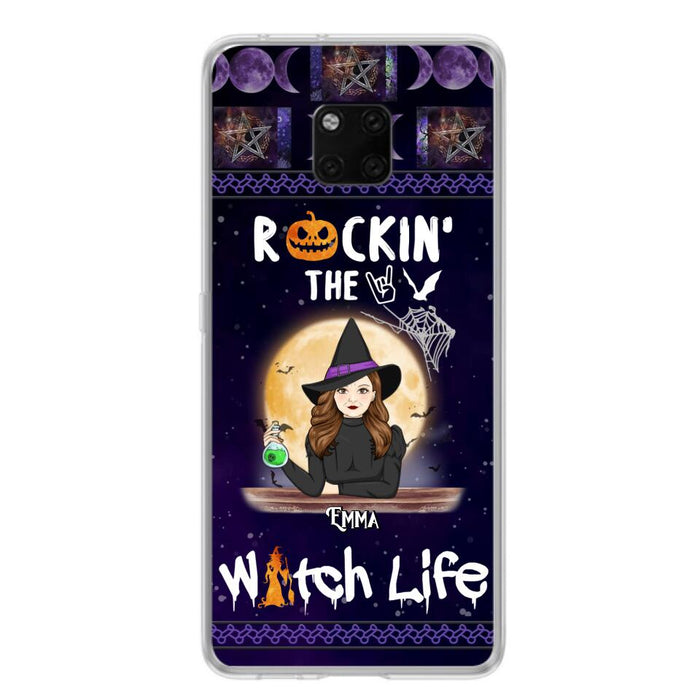 Custom Personalized Witch Phone Case - Halloween Gift Idea - Rockin' The Witch Life - Case For Xiaomi, Huawei & Oppo