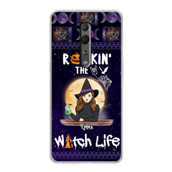 Custom Personalized Witch Phone Case - Halloween Gift Idea - Rockin' The Witch Life - Case For Xiaomi, Huawei & Oppo