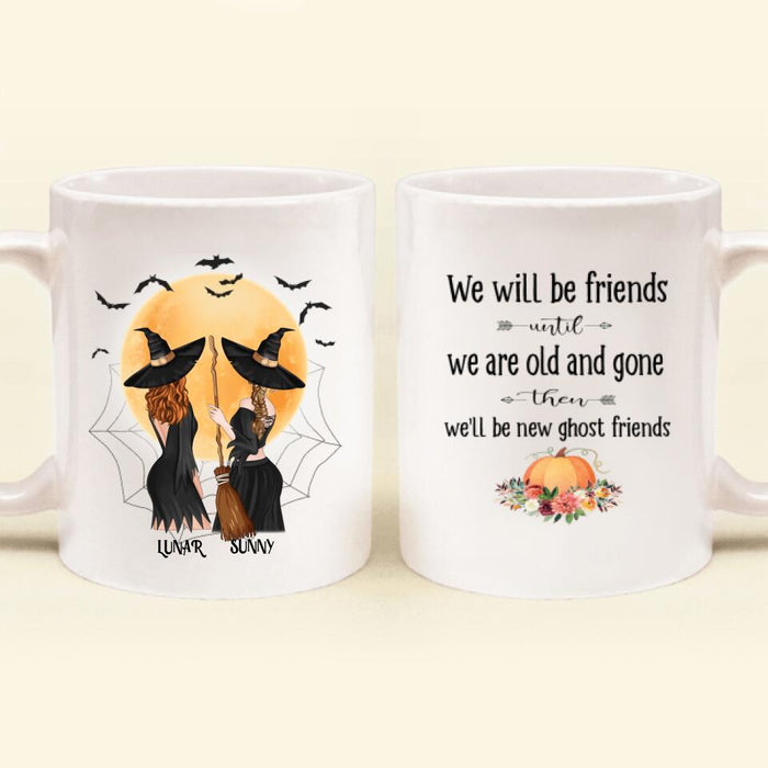 Custom Personalized Witches Mug - 2 Besties - Halloween Gift For Friends/Wiccan Decor/Pagan Decor